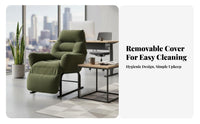 Foldable Padded Folding Lounger Adjustable rearrest Recliner Ergonomic Indoor Furniture With Headrest for Office Workers, Outdoor lovers, Dormitory, Nap Time, Balcony, Living Room