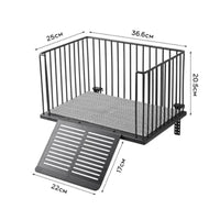 Stainless Steel Basking Dock Ramp Stable Support Hook Mount Turtle Perch Heavy Duty Buoyant Basking Perch for Aquarium