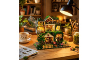 Wooden Treehouse Model Woodland Theme Treehouse Model Presentable Craft Kit for Office