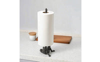 Frog Paper Towel Holder Rustic Paper Towel Holder with Frog Top Metal Vertical for Dining Table