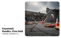 Long Reach Fire Hook Sturdy Emergency Drag Hook Sturdy Construction Carbon Fiber Pike Pole for Firefighters, Parking Garages, Warehouses, Substations