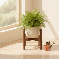 Plant Stand with Adjustable Width Expandable Wooden Plant Stand Pot Holder Modern Furniture Space-Saving for Home Decorators