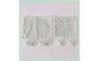 6 Pieces Dollhouse Bedding Set Textile Miniature Bedding Set Handcrafted Dollhouse Bedroom Collection with Throw Pillows for Hobbyists