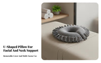 Comfortable Beauty Bed Face Cradle Removable and Washable Massage Table Face Cradle Easy to Clean for Estheticians, Beauticians, Spas, Home