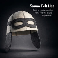 Sauna Hat Steam Bath Hat Room Essential Parts Heat Resistant Sauna Hat for Heat Related Relaxation, Sauna Hat for Vaporarium Visits