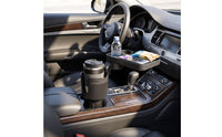 Multi-Functional Car Cup Holder with Tray Stable Car Cup Holder Tray Elevated Organizer Compact for Commuters