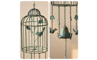 Birdcage Wind Chime Ornamental Wind Chime with Bell Outdoor for Patio, Balcony