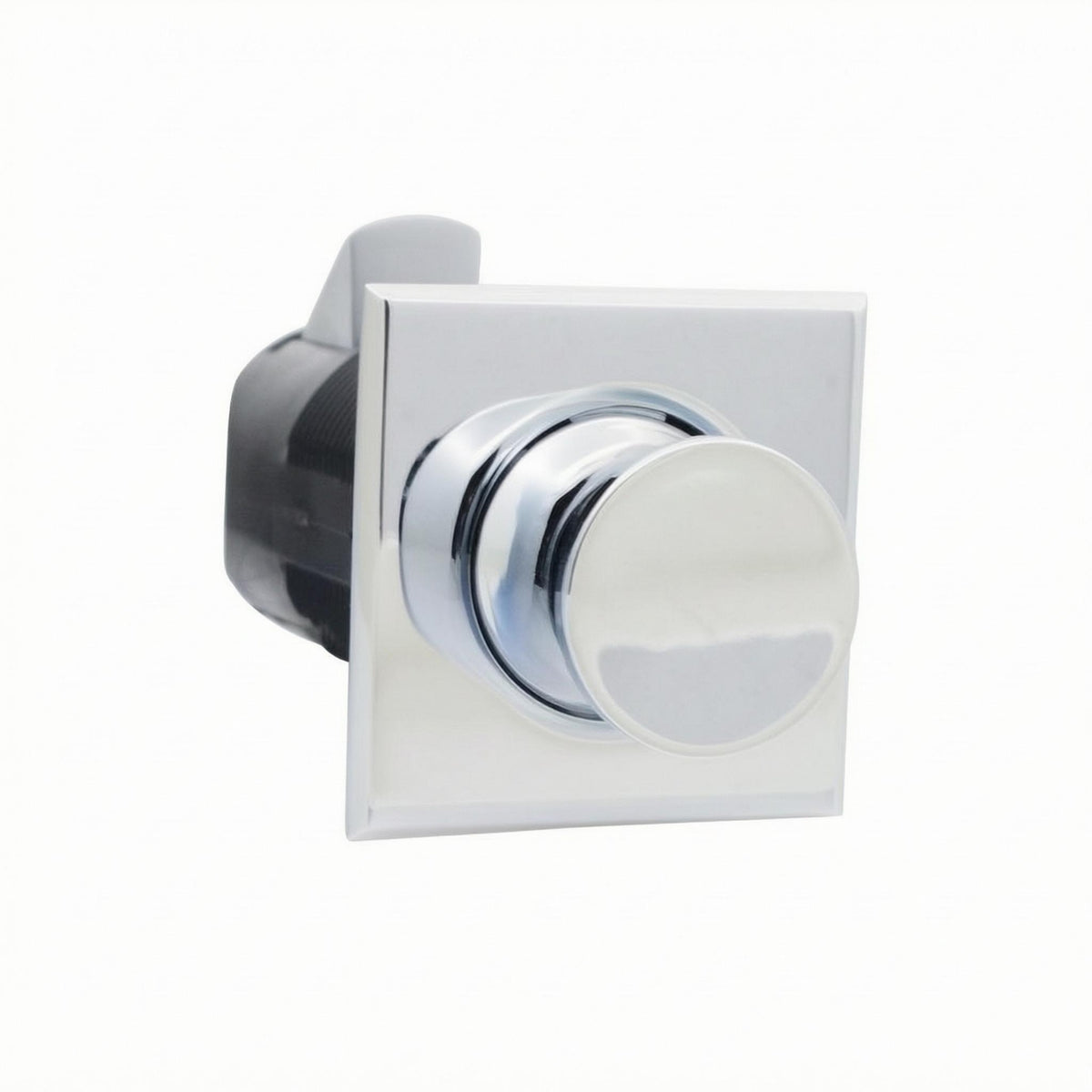 Cabinet Door Lock Push-Button Latch Black-Bodied Push Button Latch