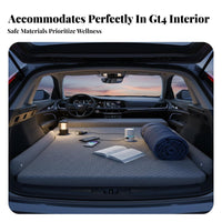 Easy To Inflate Car Air Mattress Portable Back Seat Sleeping Mattress Comfortable Car Travel Sleeping Pad Waterproof for Travelers, Road Trippers, Outdoor Enthusiasts, Long-Distance Driving, Camping