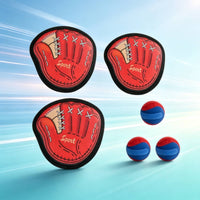 6 Pieces Catch and Toss Game Handheld Sticky Ball Set Soft for Beach, Pool, Kids