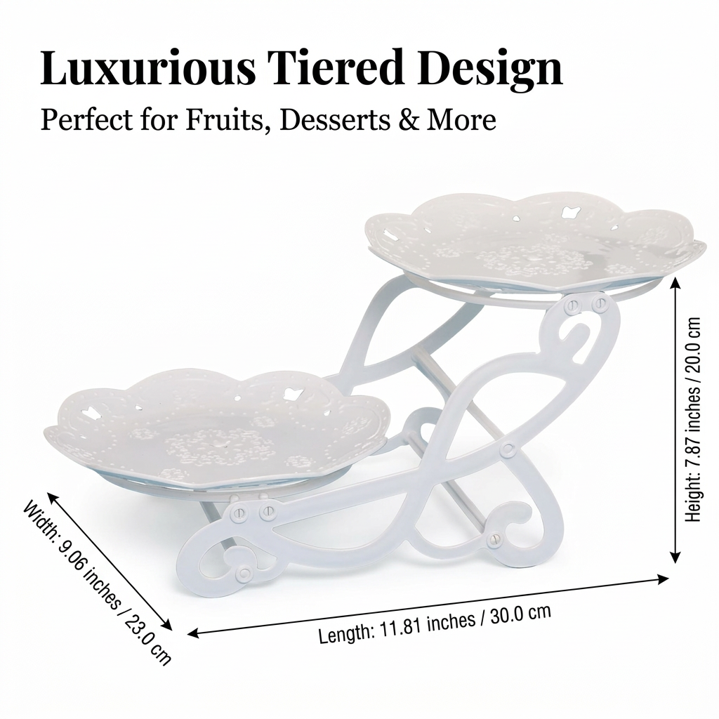 Plastic Fruit Tray, Simple Style Dessert Plate for Party, Living Room Tea Table Cake Dish