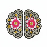 DIY Decoration Iron-on Embroidered Applique Long-Lasting Iron-on Applique for Hobbyists, Fashion Enthusiasts, Crafting, Costume Making