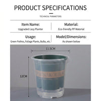 Plant Pots for House Plants with Self Watering System, Indoor Plant Pot with Water Storage, Double Layer Flower Pots, Balcony Lazy Planter Pack