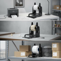 External Label Holder Desktop Label Printer Stand Stable for Retail Counters