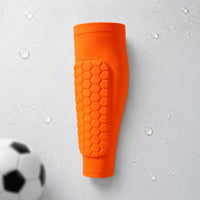 Shin Guard Sleeve Tapered Honeycomb Shin Guard Easy to Sports Gear Protection for Football