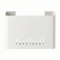 Ventilated Router Storage Box Space-Saving Router Shelf with Antenna Slots Functional Network Device Holder Cable Management for Living Room