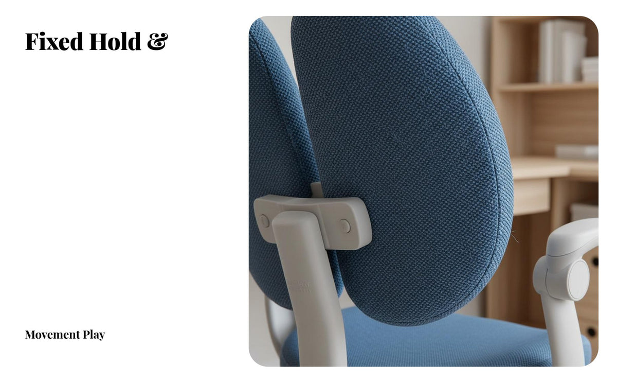 Support Adjustable Kids Study Chair Removable and Washable Cover Ergonomic Kids Desk Chair High-Density Foam Cushion Breathable Mesh Back for Students, Children 3-15, Parents, Homework, Bedroom, Home, Playroom