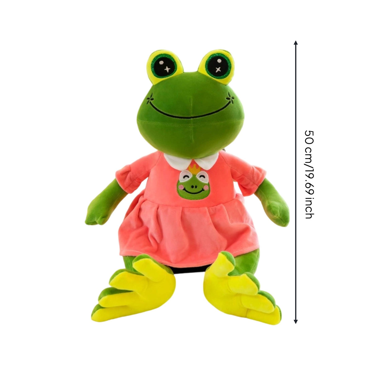 Stuffed Frog Doll Soft Material Frog Stuffed Doll Plaything Cute Collectible