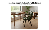 Ergonomic Design Curved supportiverest Wooden Chair Modern design Curved supportiverest Chair Multi-Purpose Household Furniture Stable framework for Home Office Workers, Students, Makeup aficionados, Study Room, Bedroom
