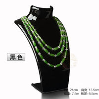 Acrylic Jewelry Necklace Display Bust Stand Mannequin for Pendants and Chains