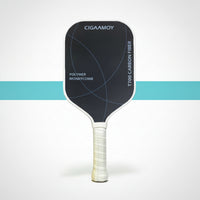 Shock-Absorbing Carbon Fiber Pickleball Paddle Cushioned Pickleball Paddle with Honeycomb Core Comfortable Racquet Responsive for Training