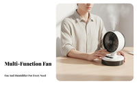 Humidifying Mist Mini Spray Cooling Fan High-Frequency Atomization Portable Misting Fan 3-Speed Control for Office, Bedroom, Dorm Room