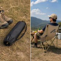 Moon Chair Outdoor Folding Camping Beach Recliner Portable Fishing Picnic Stool