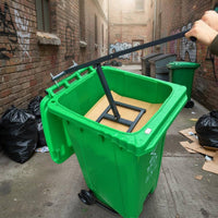 Outdoor Trash Compactor No Electricity Manual Trash Compactor Freestanding Waste Press Tool for Cleaning Workers, Municipal Sites, Schools