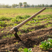 Hand Hoe with Wooden Handle Garden Hoe with Wooden Handle Heavy Duty Tool for Vegetable Plots