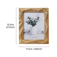 Gold Geometric Photo Frame Dual Orientation Interior Decoration