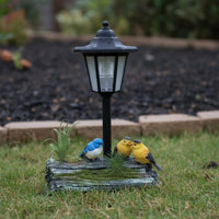 Waterproof Solar Bird Lamp Easy Setup Outdoor Decoration Stable Base for Garden, Lawn
