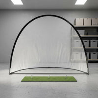 Golf Practice Net Rectangular Golf Base Training Black-Framed Frame Sports Gear