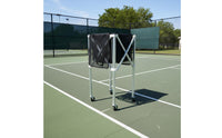 Wheeled Tennis Ball Cart Removable Bag Folding Tennis Cart Lightweight Athletic Gear for Training