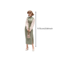Woman Figurine Detailed Resin Figure Realistic Miniatures for Diorama Builders