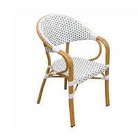 Weather-Resistant Woven Dining Stool Sturdy Frame Patio Chair Modern design outdoordoor Seating Quick-Drying for Cafe Owners, Homeowners, Adults, Balcony, Courtyard, Backyard, waterside