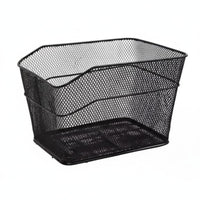 Cycle Rear Basket Multipurpose Rear Bike Basket Rust-Resistant Waterproof Cover Included for Students