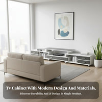 Modern Design Lowlow-height TV Stand Minimalist and aesthetic Lowlow-height multimedia Cabinet Floor-Standing Living Room Furniture Ample Storage for Apartment Dwellers, homeowners, Families, Lounge Area, Bedroom