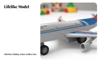 Airplane Model Realistic Design Passenger Airplane Toy Authentic Details Toy Passenger Jet for Kids, Children 3+, Birthday Gift, Display