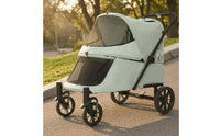 Folding Dog cartVentilated Soft-Sided Pet cartFront Ramp