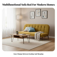 Multi-Functional Single Sofa Bed Nordic design transformable Armchair Bed Foldable Design Sleeper Chair Space-Saving for Apartment Dwellers, Students, Homeowners, Small Spaces, Living Room, Bedroom, Home Office