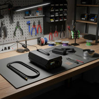 DIY Nickel Strip Point Welder Digital Display Capacitor Point Welder LCD Screen Power Tool for Workshop, Garage, Repair Bench