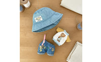 3 Pieces OB11 Doll Clothes Set Bear Theme Doll Outfit for Hobbyists