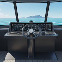 Stainless Steel Yacht Wheel Anti 13 Inch Boat Steering Wheel