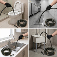 Drain Cleaning Spring Coiled Drain Cleaning Cable Reusable Sink Unclogger for Plumbers