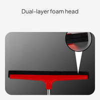 Stainless Steel Floor Squeegee Set with Elastic Blade