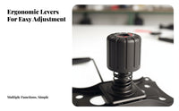 Butterfly Chair Tilt Mechanism Thickened Steel Office Chair Base Plate Heavy Duty Swivel Base Plate Control for DIY Enthusiasts
