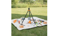 Outdoor Cooker Toy Set Realistic Play Grill Toy Barbecue for Young Children