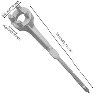 Drum Wrench Lightweight Barrel Plug Wrench Portable Spanner for Factories