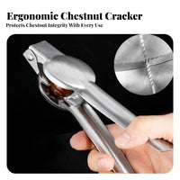 Nut Unseal Er Effortless Unseal Ing Cross Blade Nut Splitter Stainless Steel Nut Sheller Multi-Functional for Elderly, Baking