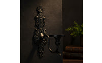 Vintage Wall Sconce Candle Holder Ornate Wall-Mounted Candle Holder Decorative Decor Gothic for Hallway